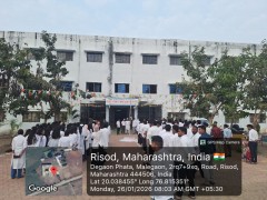 Republic Day was celebrated on 26/01/2026 at Ayurved College, Hospital & Research Center, Pundlik Nagar, Degaon, Taluka Risod.